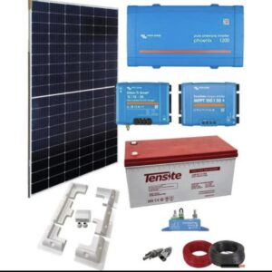 KIT 2: panel bifacial 420W + batería AGM 250A