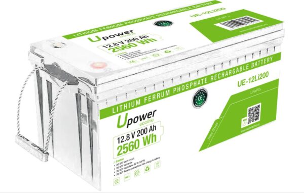 Batería de Litio monobloque de 12.8 V – 200 Ah – 4S4P – 521*238*220 mm de Masterbattery 
